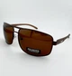 Сонцезахисні Окуляри POLARIZED P331 C2 з Поляризацією, Коричневі, Флекси - зображення 6