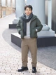 Штани Uniqlo розмір XXL хакі (33) (479375) - зображення 5