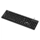 Клавіатура мембранна 2E KS131 104key, USB-A, EN/UK, чорний - зображення 4