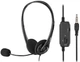 Гарнітура ПК стерео On-ear 2E CH11 mini-jack, omni-mic, 1.2м, чорний - зображення 1