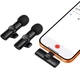 Мікрофон бездротовий Borofone BFK16A Winner Type-C на мікрофона для смартфонів 50 mAh для стримінгу, інтерв’ю та відеоконтенту Чорний - изображение 6