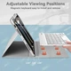 Чехол-клавиатура TQQ для iPad Pro 13 M5/M4 Серый магнитный съемный QWERTY подставка держатель для Apple Pencil - изображение 6