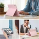 Чехол с клавиатурой для iPad 10 9 Розовый QWERTY подсветка 7 цветов - изображение 5