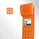 Телефон Alcatel ePure Iconic помаранчевий бездротовий великий дисплей - зображення 3