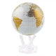 Гіро-глобус Solar Globe Mova Політична карта 11,4 см, біло-золотий (MG-45-WGE) - зображення 1