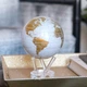 Гіро-глобус Solar Globe Mova Політична карта 11,4 см, біло-золотий (MG-45-WGE) - зображення 4