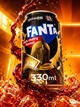 Упаковка безалкогольного газованого напою Fanta Dark Cherry 0.33 l х 24 - зображення 2