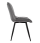 Стул для кухни M-48 Vetro Mebel Черный/Серый (металл/ткань велюр) (M-48-grey-velvet/black) - изображение 2