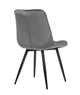 Стул для кухни M-48 Vetro Mebel Черный/Серый (металл/ткань велюр) (M-48-grey-velvet/black) - изображение 3