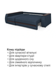 Диван угловой Осака Premium 250×170 см, джинс - изображение 7
