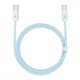 Кабель Baseus Dynamic Series Fast Charging Type-C to Type-C 100W (1m) blue - зображення 1