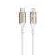 Кабель Proove Flex Metal Type-C to Lightning 27W (1m) white - зображення 1