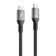Кабель Proove ReGen Silicone Type-C to Type-C 60W (2m) black - зображення 1