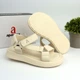 Бежевые босоножки для девочки Apawwa (ABX1185R beige) Размер 29, 19 см - изображение 6