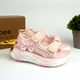 Ніжно рожеві босоніжки для дівчинки з бантиком Clibee (ZB2330-1 pink) Розмір 26, 16.5 см - зображення 1