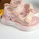 Ніжно рожеві босоніжки для дівчинки з бантиком Clibee (ZB2330-1 pink) Розмір 26, 16.5 см - зображення 3