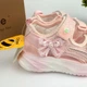 Ніжно рожеві босоніжки для дівчинки з бантиком Clibee (ZB2330-1 pink) Розмір 26, 16.5 см - зображення 4