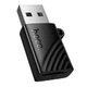 Кардрідер Hoco HB53 USB mini TF card reader 2.0, чорний - зображення 1