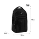 Рюкзак для подростка Kite Education Teens Fearless, мужской, черный (K26-2578L) - изображение 6