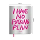 Планер Orner I have no fucking plan, серебристый (orner-3128) - изображение 5