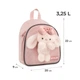 Рюкзак детский Kite Kids Pink Bunny, для девочек, розовый (K26-538XXS) - изображение 8