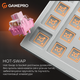 Клавиатура проводная GamePro MK160 V2 Warden QLAB Sakura Linear RGB USB White (MK160-V2-BL-QS) - изображение 13