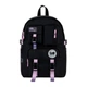 Рюкзак для подростка (городской) GoPack Education Teens, для девочек, чёрный (GO26-2500L-2) - изображение 1