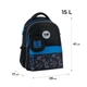 Рюкзак школьный ортопедический GoPack Education Fearless Vibe, для мальчиков, чёрный (GO26-182M-6) - изображение 13