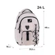 Рюкзак для підлітка (міський) Kite Education Teens Tenderly, жіночий, бежевий (K26-2597L-1) - зображення 5