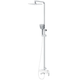 Душова колона зі змішувачем KOER KB-56009-04 3 функціі (Колір хром+білий) (KR5987) - зображення 1