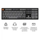 Клавіатура бездротова Keychron K10 Max Keychron Super Banana Switch Black RGB (K10M-H4-UA) - зображення 8