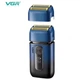 Електробритва VGR V-362 Blue акумуляторна - чоловічий шейвер IPX6 для сухого та вологого гоління, тример, USB, 7500 об/хв - зображення 3