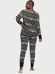Термо піжама Black Fair Isle Victoria's Secret XS Чорна (26561459) - зображення 3