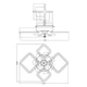 Люстра світлодіодна з вентилятором Esllse Fan Oval 923272 38W+15W біла - зображення 4