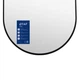 Дзеркало Qtap Scorpio (SC1) з LED-підсвічуванням Touch, з антизапотіванням, з димером, рег. темп. кольору (3000-6500K) Black QTSC500800 - зображення 7