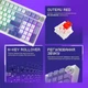 Беспроводная клавиатура Proove Gaming Slicker (Украинская раскладка) белый цвет - изображение 8