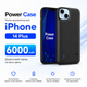 Чехол-зарядка Power Case для iPhone 14 Plus (6000 mAh) Black - изображение 2