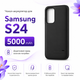 Чехол-зарядка Power Case для Samsung S24 (5000 mAh) Чёрный - изображение 2