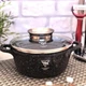 Каструля-казан з кришкою кругла та антипригарним мармуровим покриттям Top Kitchen TК00051 2,49 л чорний - зображення 2