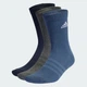 Три пари шкарпеток Cushioned Crew adidas IP2634 (37-39) синій (4067886330894) - зображення 2