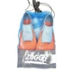 Ласты для плавания Zoggs Long Blade Rubber длинные резиновые для бассейна и сноркелинга 27-29 (18 см) Оранжевый (465213.GYOR.9-11) - изображение 7