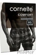 Трусы-боксеры с принтом клетка Cornette Comfort 002/336 M Синий - изображение 5
