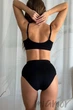 Бюстгальтер-топ моделюючий без кісточок InSecret Top Bra Bodyeffect M/L Чорний - зображення 2