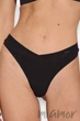 Трусики-стринг хлопковые Luna L5147S Veronica S Черный - изображение 1