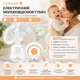 ​Молокоотсос ультратихий электрический с режимом массажа и стимуляции лактации CMBEAR ZRX-0606 White - изображение 2