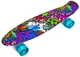 Пенни борд Graffiti Violet с подсветкой колес (DP-367562131) - изображение 2