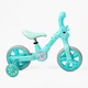 Велосипед-трансформер детский Best Trike JM-0819-2 колеса Ø10"/PU/рама сталь/вспомогательные колеса/съемные педали/подсветки/ музыка от 3-х до 6-ти лет Голубой (i7-193677) - изображение 3