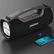 Портативная акустика Bluetooth колонка с повербанком HOPESTAR A6 Pro 55W IPX6 6000mAh + мікрофон черный - изображение 2