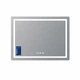 Зеркало Qtap Mideya (MI2) 1000х800 с часами, с LED-подсветкой Touch, с антизапотеванием, диммером, рег. яркости - изображение 3