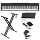 Цифрове піаніно Yamaha P-225 (Black) (стійка посилена, педаль, пюпітр та блок живлення) - зображення 1